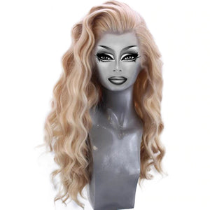 18"-24" Blonde Drag Queen Synthetic Lace Front Wig-Queenofdrag.com