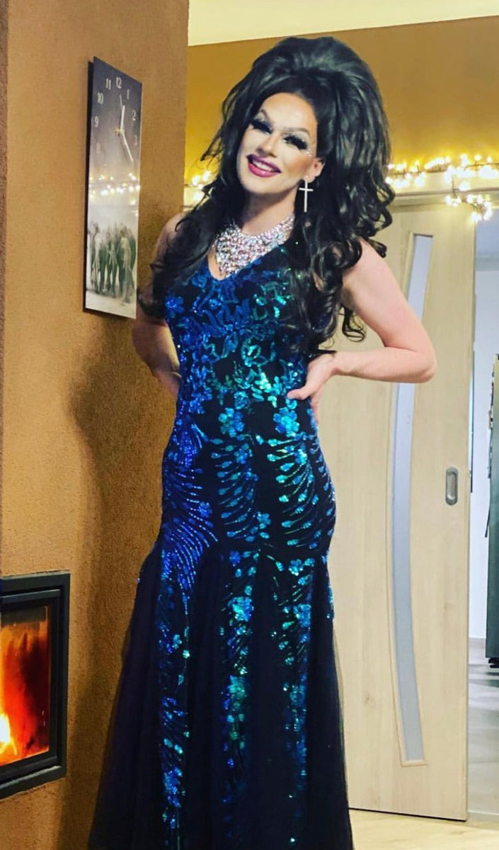 Gala - Drag Queen Evening Dress | Queenofdrag.com Gala - Drag Queen Evening Dress | Queenofdrag.com
