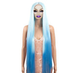 96 cm (38") Deep Part Long Straight Drag Queen Lace Wig-Queenofdrag.com