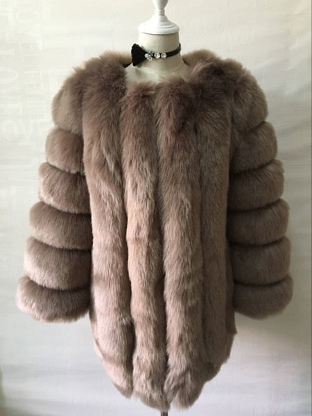 Foxxy - Drag Queen Luxury Faux Fur Coat in many colours