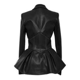 Barb - Drag Queen Faux Leather Jacket-Queenofdrag.com