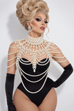 Pearls - Drag Queen Pearl Bodychains and choker-Queenofdrag.com