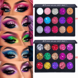 15 Color Glitter Drag Queen Eye Shadow Palette Pigment Professional Eye Makeup-Queenofdrag.com