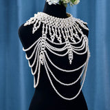 Pearls - Drag Queen Pearl Bodychains and choker-Queenofdrag.com