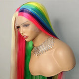 30 Inch Lace Front Rainbow Drag Queen Wig-Queenofdrag.com