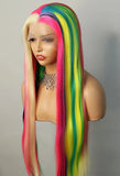 30 Inch Lace Front Rainbow Drag Queen Wig-Queenofdrag.com