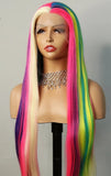 30 Inch Lace Front Rainbow Drag Queen Wig-Queenofdrag.com