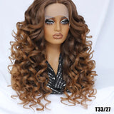 24 Inch Synthetic Drag Queen Lace Front Wig-Queenofdrag.com