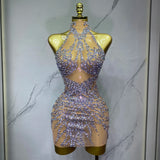 Baby girl - Diamond Sparkling Drag Queen Sequin Dress-Queenofdrag.com