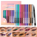 12 Colors Liquid Waterproof Drag Queen Eyeliner-Queenofdrag.com
