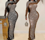 Aya : Drag Queen Rhinestones Long Glam Maxi Dress-Queenofdrag.com