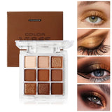 Different Shades of 9 color Drag Queen Eyeshadow Makeup Palettes