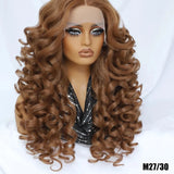 24 Inch Synthetic Drag Queen Lace Front Wig-Queenofdrag.com