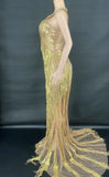 Jackie : amazing drag queen fringe dress-Queenofdrag.com