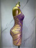 Baby girl - Diamond Sparkling Drag Queen Sequin Dress-Queenofdrag.com