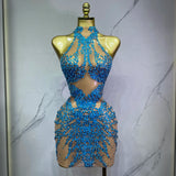 Baby girl - Diamond Sparkling Drag Queen Sequin Dress-Queenofdrag.com