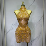 Baby girl - Diamond Sparkling Drag Queen Sequin Dress-Queenofdrag.com