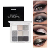 Different Shades of 9 color Drag Queen Eyeshadow Makeup Palettes