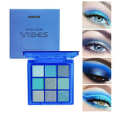 Different Shades of 9 color Drag Queen Eyeshadow Makeup Palettes