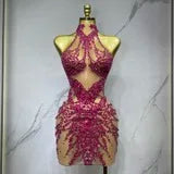 Baby girl - Diamond Sparkling Drag Queen Sequin Dress-Queenofdrag.com