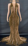 Jackie : amazing drag queen fringe dress-Queenofdrag.com