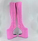 Twiggy - Botas Extreme Dragqueen Halfmoon acima do joelho - Tamanho Plus