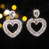 Giant - Huge Colorful Rhinestone Drag Queen Earrings-Queenofdrag.com