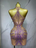 Baby girl - Diamond Sparkling Drag Queen Sequin Dress-Queenofdrag.com