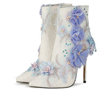 Like a Virgin - High Heel Drag Queen Ankle Boots - Plus size-Queenofdrag.com