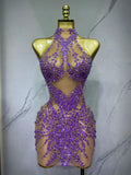 Baby girl - Diamond Sparkling Drag Queen Sequin Dress-Queenofdrag.com