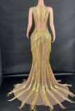 Jackie : amazing drag queen fringe dress-Queenofdrag.com