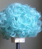 Ice blue wavy drag queen wig-Queenofdrag.com