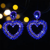 Giant - Huge Colorful Rhinestone Drag Queen Earrings-Queenofdrag.com