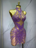 Baby girl - Diamond Sparkling Drag Queen Sequin Dress-Queenofdrag.com