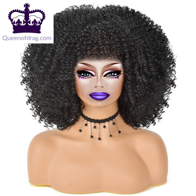 Afro Wig-super soft Glue-less fiber Afro Wig, Great for cosplays, drag queens unnamed_39.jpg?v=1655984720 main image 4