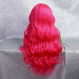 Hot Pink Synthetic Drag Queen Lace Front Wig-Queenofdrag.com