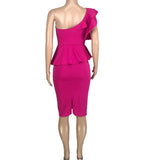 Gaby - Drag Queen One Shoulder Dress in different colors-Queenofdrag.com