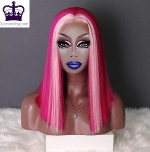 12"-14" Synthetic Drag Queen Lace Front Wig-Queenofdrag.com