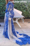 Black Swan - Custom Made Mermaid Formal Evening Dress-Queenofdrag.com