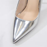 Silver and gold - Drag queen Stilettos - Plus size-Queenofdrag.com