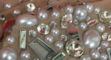 Pearls and Stones - Drag Queen Mirror Mesh Jumpsuit-Queenofdrag.com