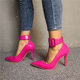 Nicky - Drag Queen Sexy Thin Heeled Pointed Toe Pumps - Plus Size-Queenofdrag.com