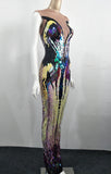 Papillon - Amazing Drag Queen Sequin Gown-Queenofdrag.com