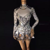 Baila - Drag Queen Sequin Rhinestone Dress-Queenofdrag.com