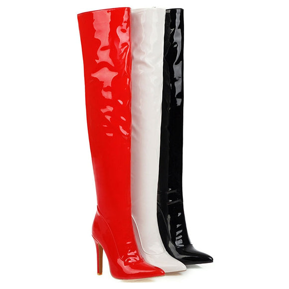 Paris Texas Stiletto knielaarzen Zwart Paris Texas Stiletto knielaarzen Zwart