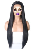 18"-26" Drag Queen Straight Black Lace Front Wig-Queenofdrag.com