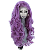 Purple Wavy Drag Queen Lace Front Wig-Queenofdrag.com