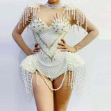 Yesss - Fabulous Drag Queen Pearl Bodysuit-Queenofdrag.com