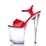 Barbara - Drag Queen Plexiglas Platform Shoes - Plus Size-Queenofdrag.com