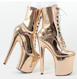 Golden Girl - Drag Queen Platform Ankle Boots-Queenofdrag.com